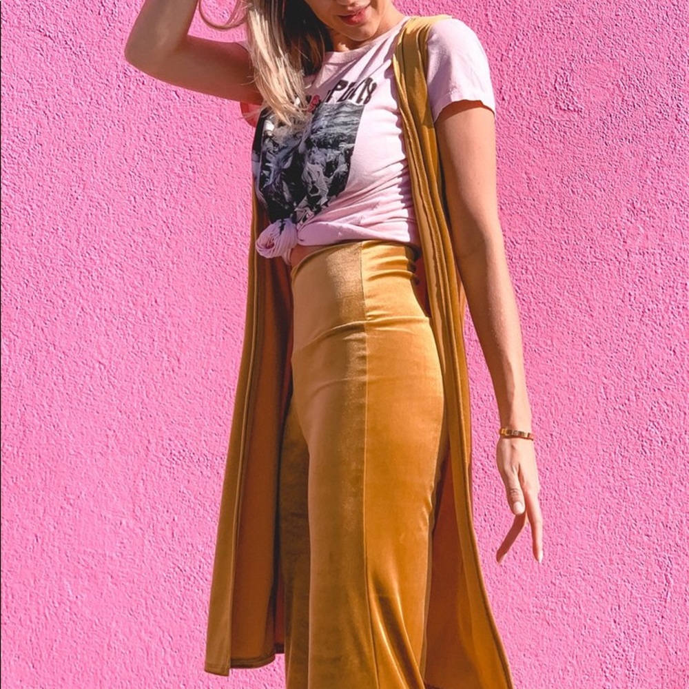 Golden Kate Velvet Vest